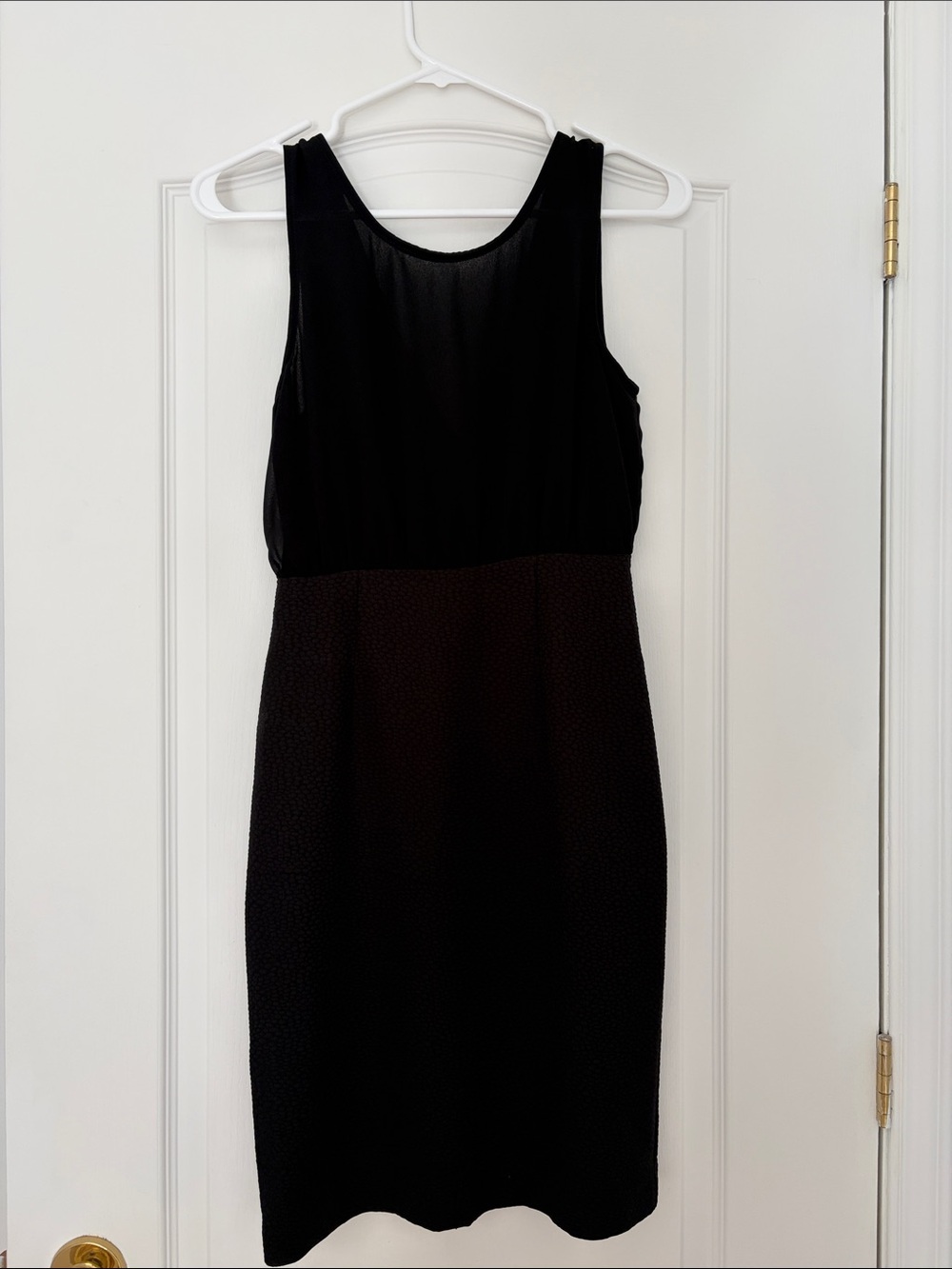 Jacob Black Sleeveless Midi Dress